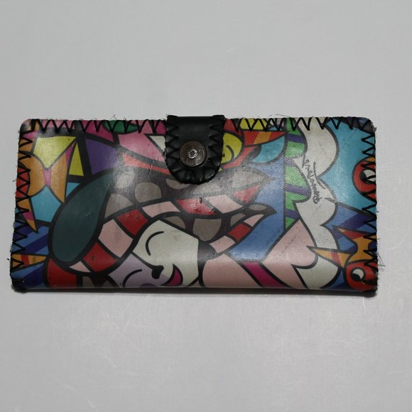 Romeo Britto Handbags - Romeo Britto Checkbook Wallet